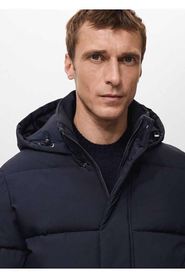 Su itici kapitone kısa anorak - 6