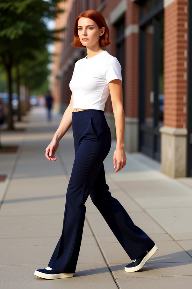Women's Flare Cut Plain Woven Pants Functional Durable Quality Comfortable Aesthetic Sports