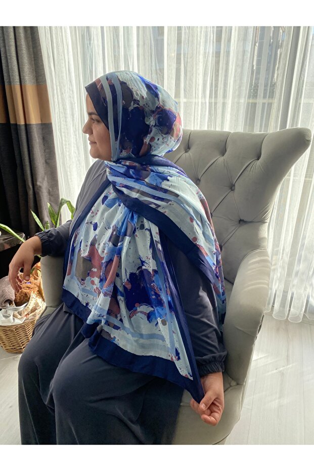 Desenli Bambu Şal - 4