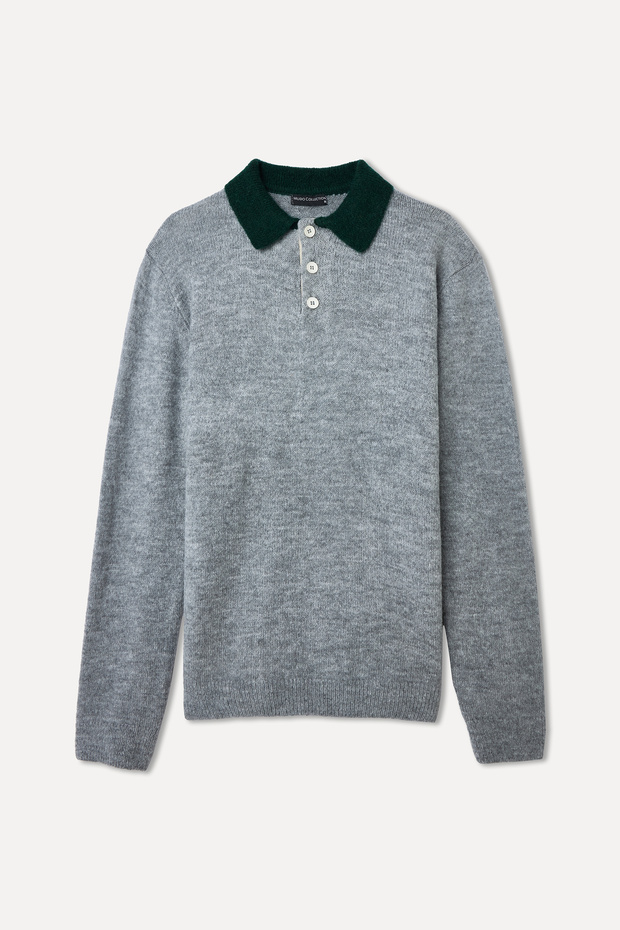 Polo Collar Sweater