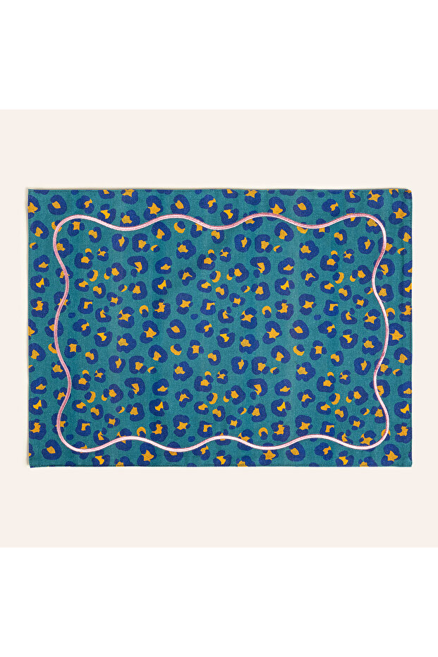 Nilüfer Dark Green American Service Set 35X50 cm