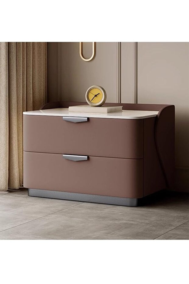 Modern Bedside Table Luxury Nightstands Multifunction Nightstand For Bedroom