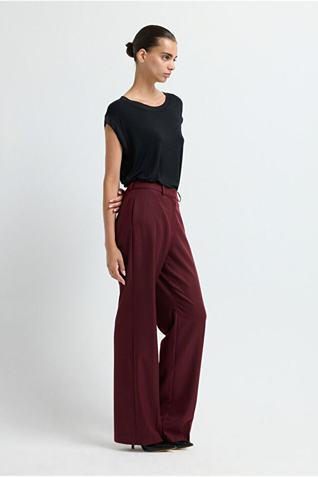 Geniş Paça Pantolon - 5