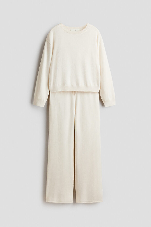 2 Parçalı İnce Triko Set - 1