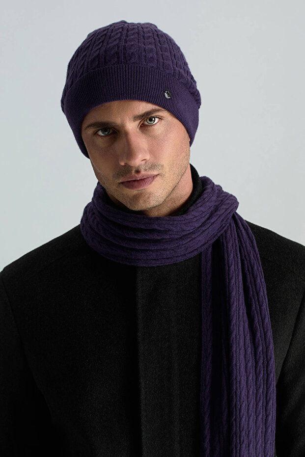 Lambswool Yün Mor Bere - 1