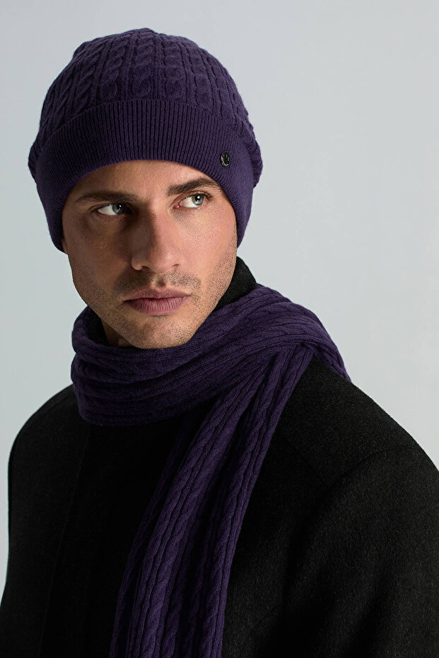 Lambswool Yün Mor Bere - 3