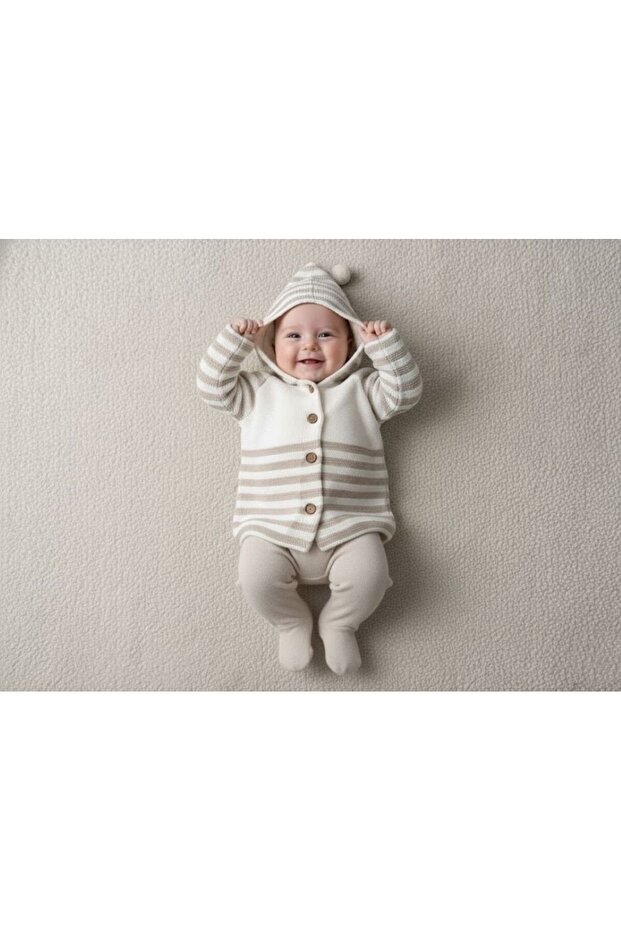 Baby Double Layer Knit Cardigan