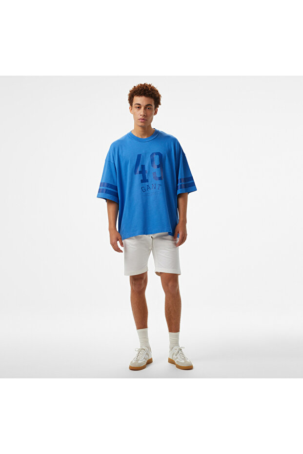 Hoss X 49 Graphic Unisex Mavi T-Shirt - 3