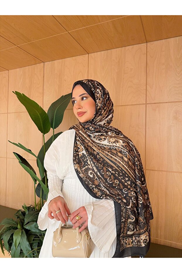 شال قطني ناعم منقوش من سلسلة جوارد ps169