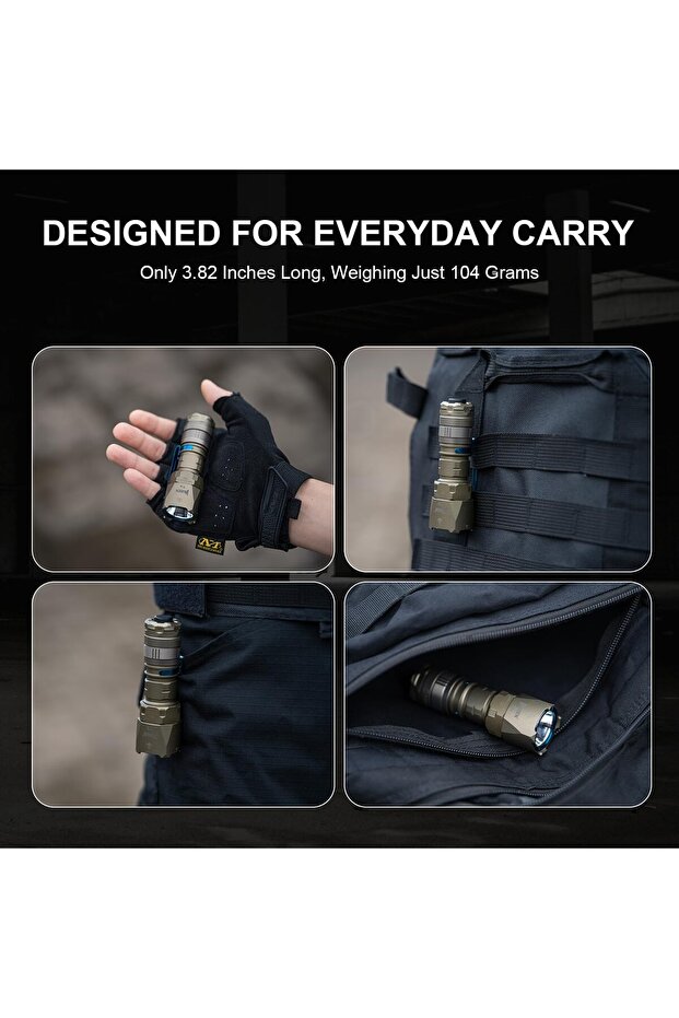 T4 Tactical Flashlight Rechargeable - 5