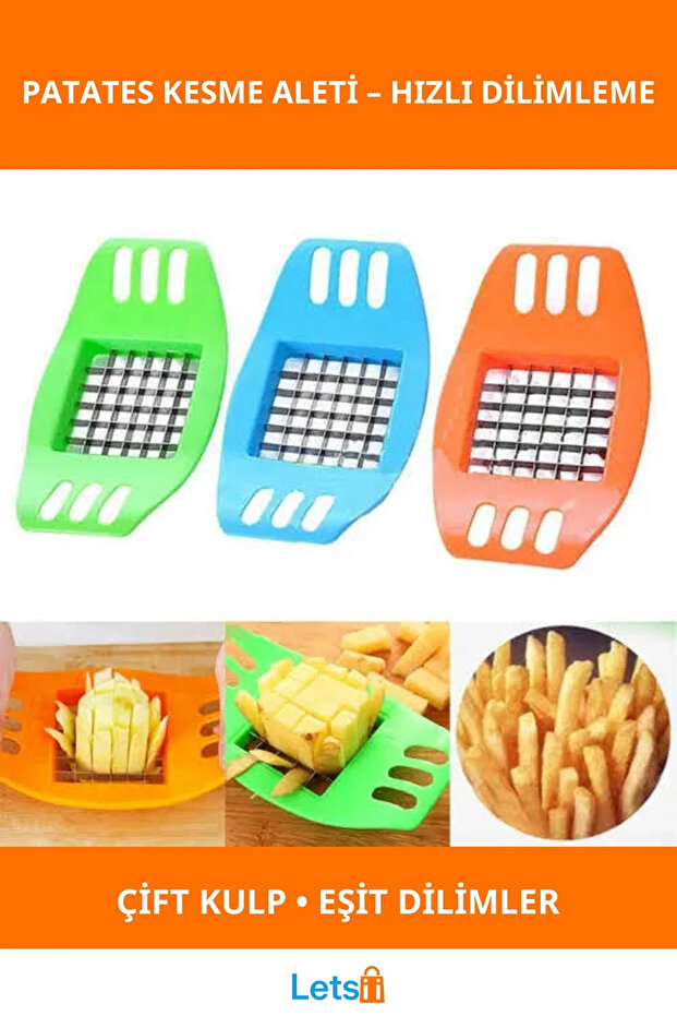 أداة عملية لتقطيع البطاطس، أداة تقطيع سريعة ومنظمة - 1