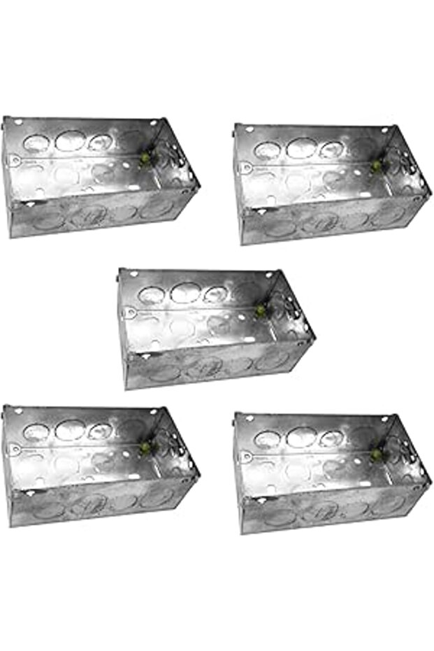 Electrical Metal Box GI Box Galvanised Metal Back Deep Box (5, 6x3)