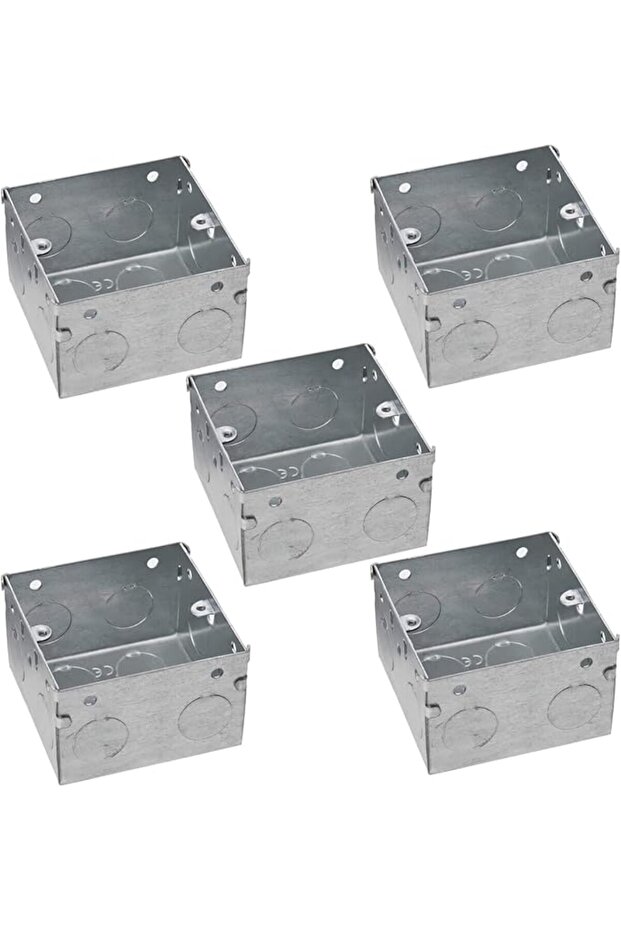 Electrical Metal Box GI Box Galvanised Metal Back Deep Box (5, 3x3)