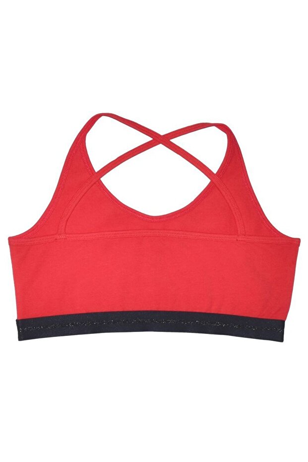 Basic Kadın Pamuklu Kırmızı Bralet - 3