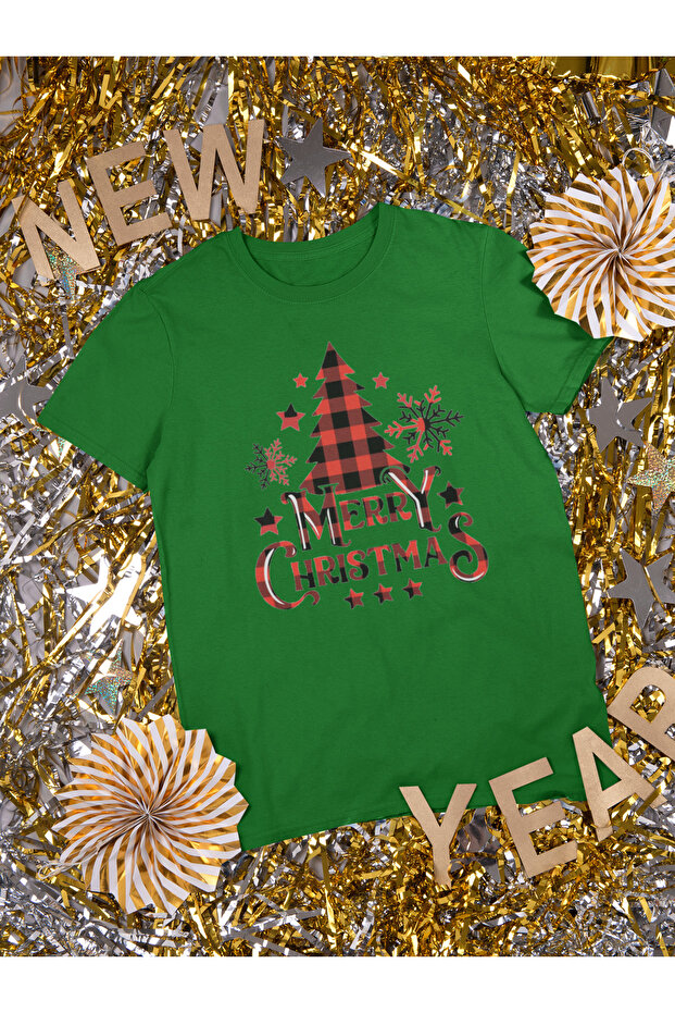 New Year Printed Unisex T-Shirt, Christmas Themed, 100% Cotton