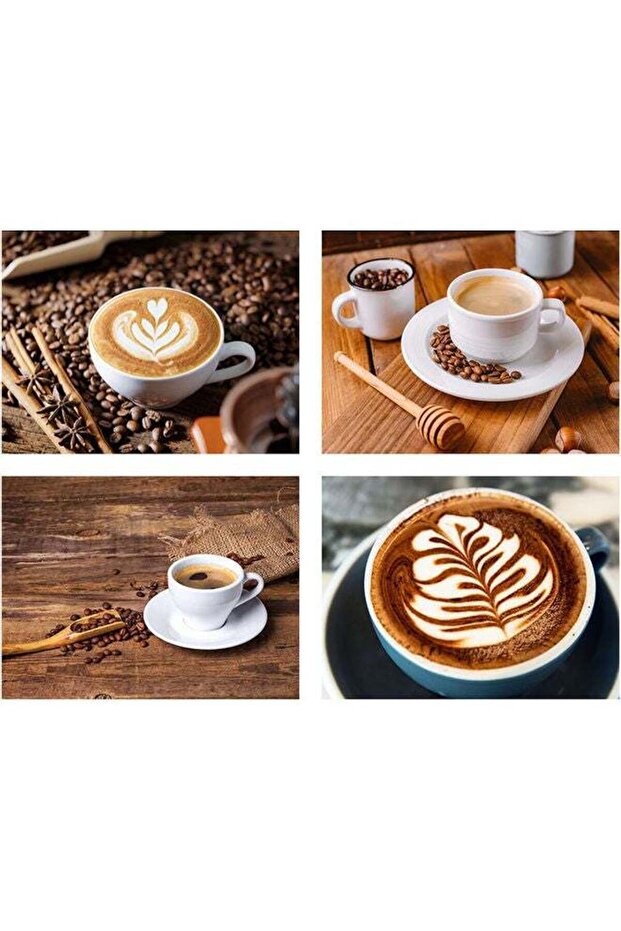 لوحة حائط متعددة الألوان مكونة من 4 قطع 40 × 30 سم