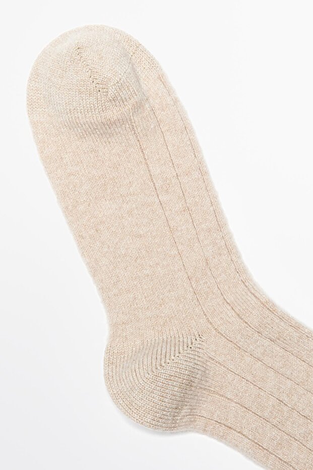 Kaşmir karışımlı çorap - 4