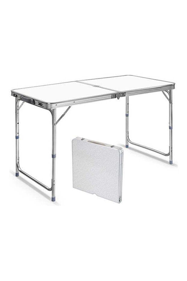 Outdoor Picnic Folding Table (White)