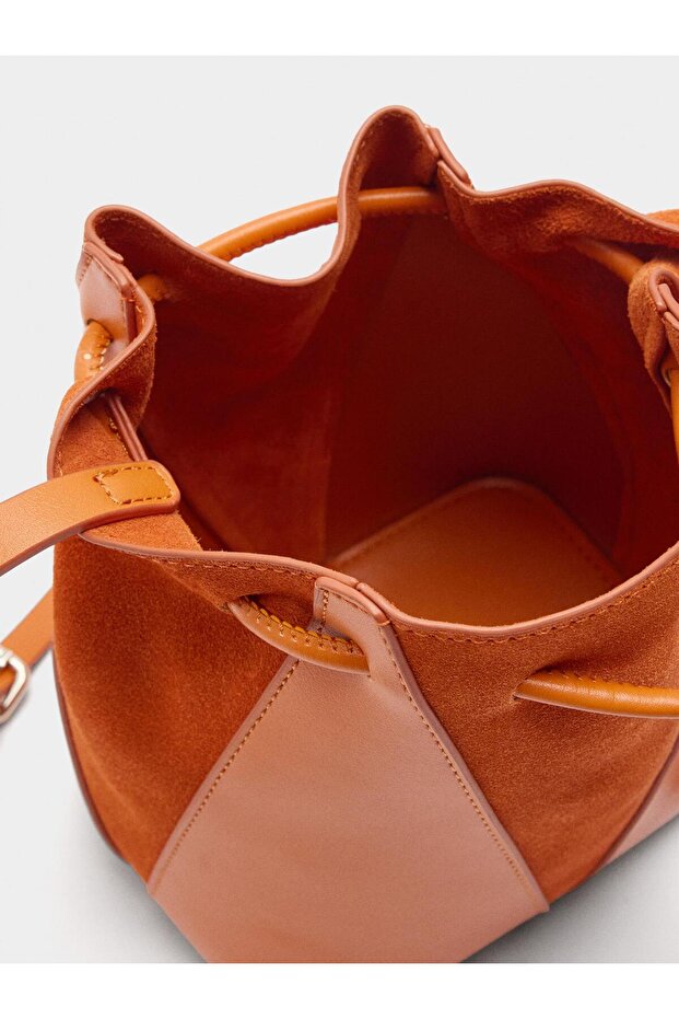 Deri Bucket Çanta - 4