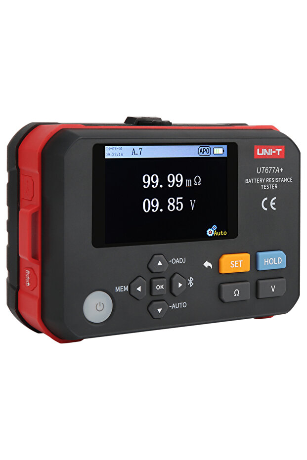 Digital battery resistance testing instrument, Uni-t model. - 3