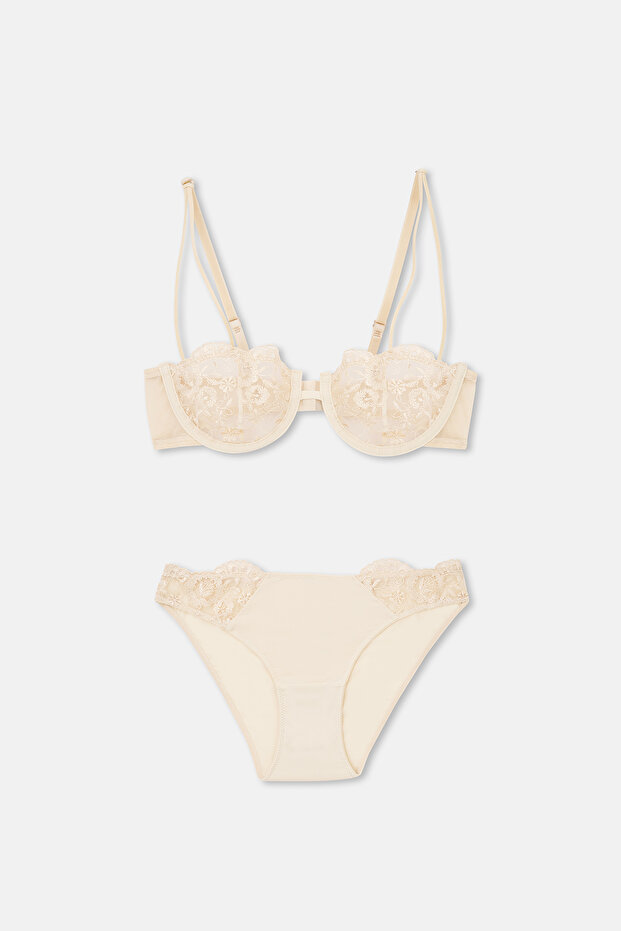 Ersk1190 Sapphire Lace Slip Panty Bra Tk.