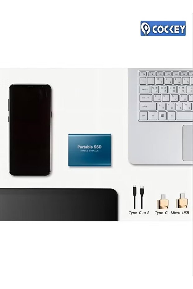 2TB Portable External Solid State Drive, High-Speed ​​Data Transfer, Computer Backup Hard Drive - 3