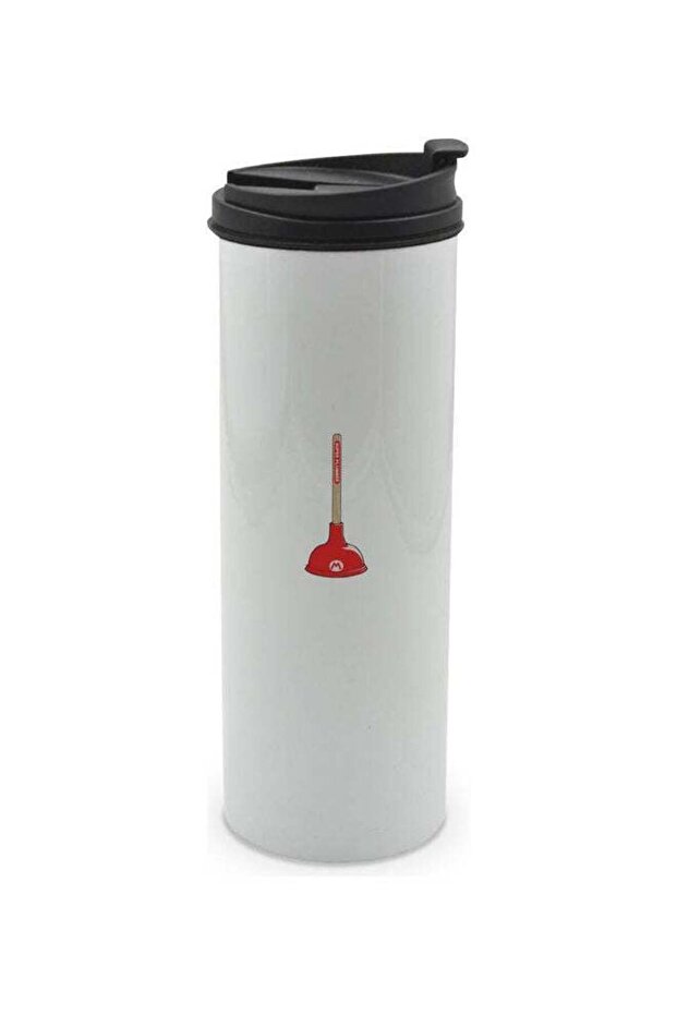 Mario Plumber Printed Tumbler With Lid Multicolour 400ml