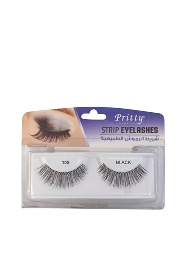 Eyelashes Strip | Black 105 | 1 Pc