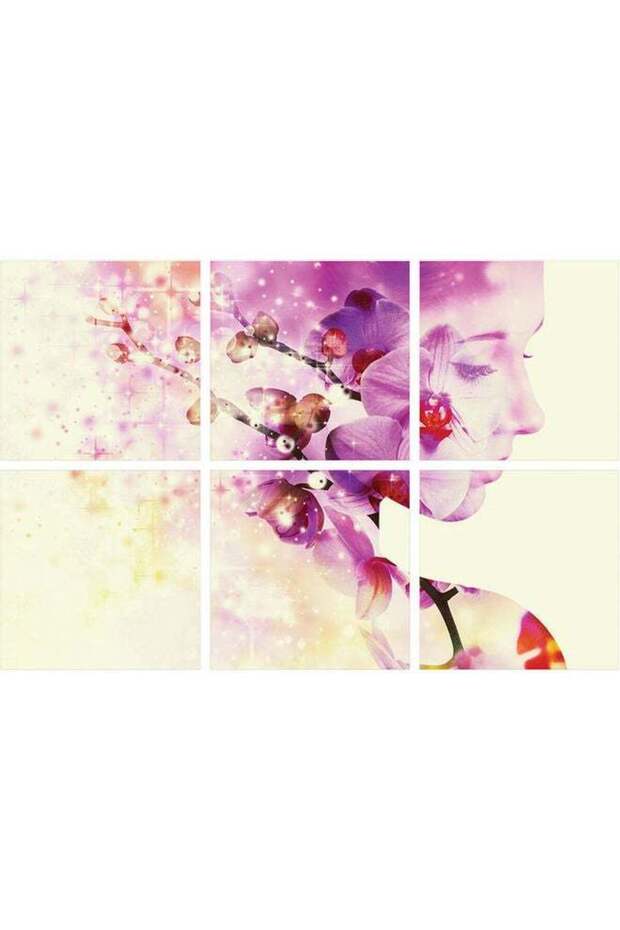 6-Piece Frameless Wall Art - Multicolor
