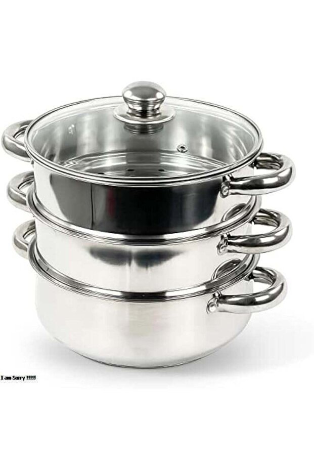 3-piece steamer pot set 3.7