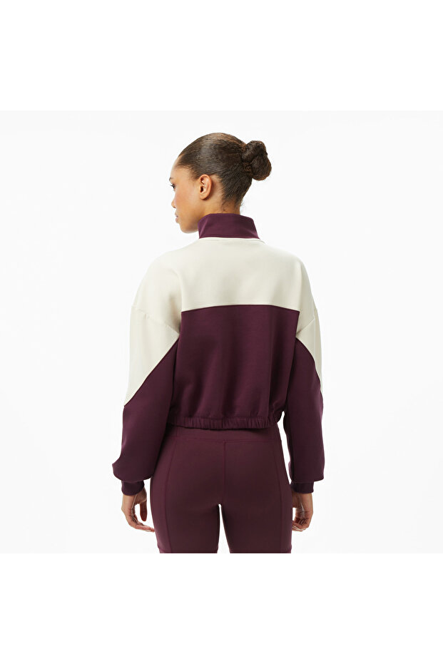 Kadın Bordo Sweatshirt - 2