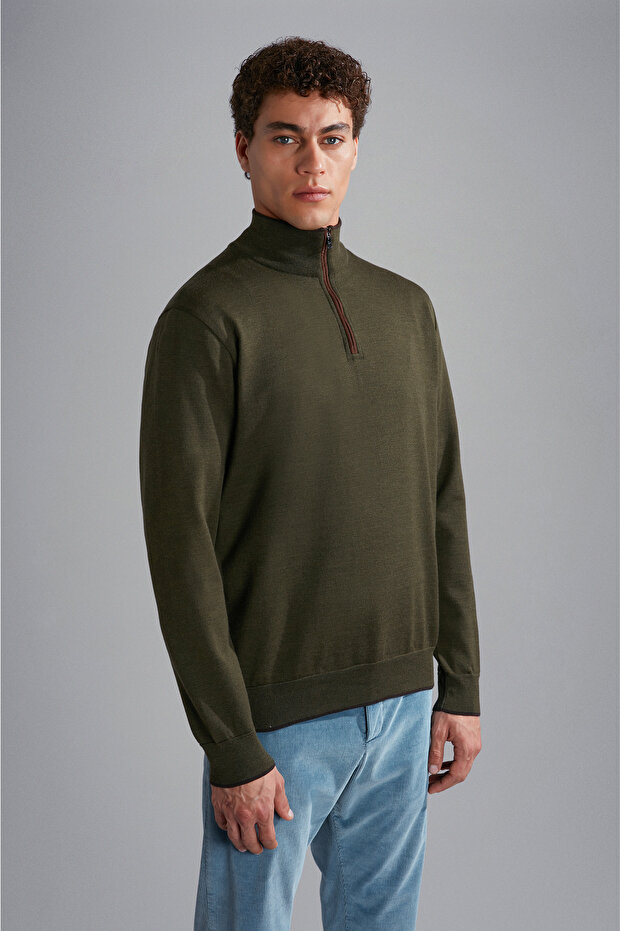 MEN'S ZIPPED PULLOVER C.WWOOL