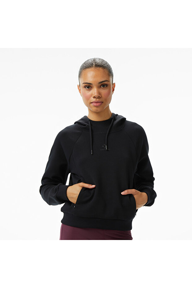 Kadın Siyah Sweatshirt - 1