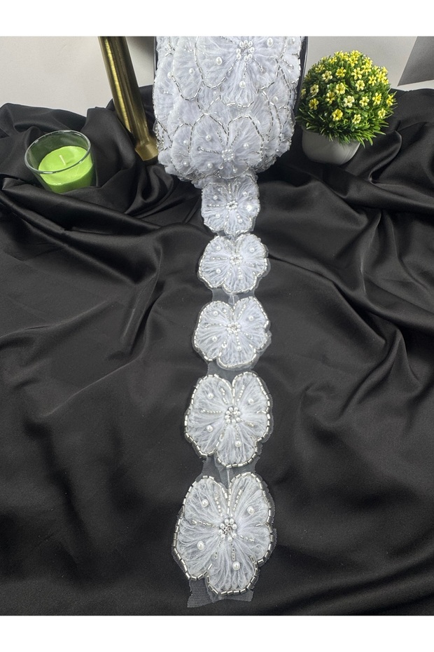 işlemeli papatya şerit - 3