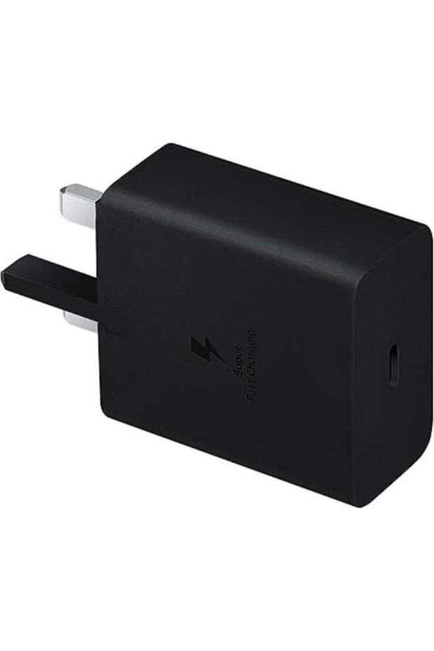 compatible Samsung 45W USB Type C UK Travel Adaptor, Black