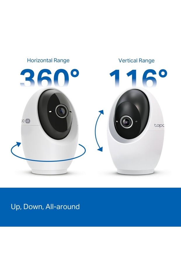 كاميرا Tapo C260 Pan/Tilt AI للأمن المنزلي بتقنية Wi-Fi