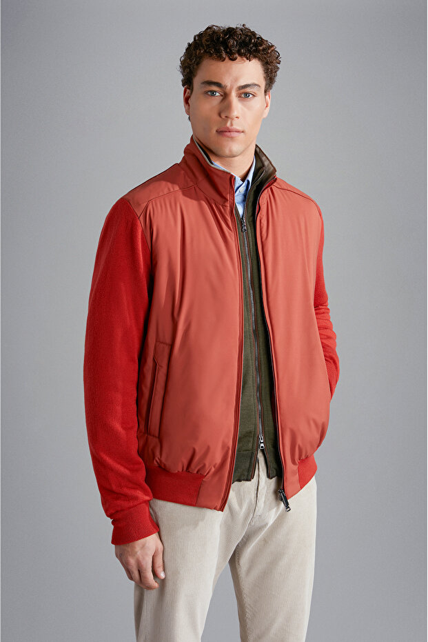 MEN'S ZIPPED PULLOVER C.W. WOOL - 1