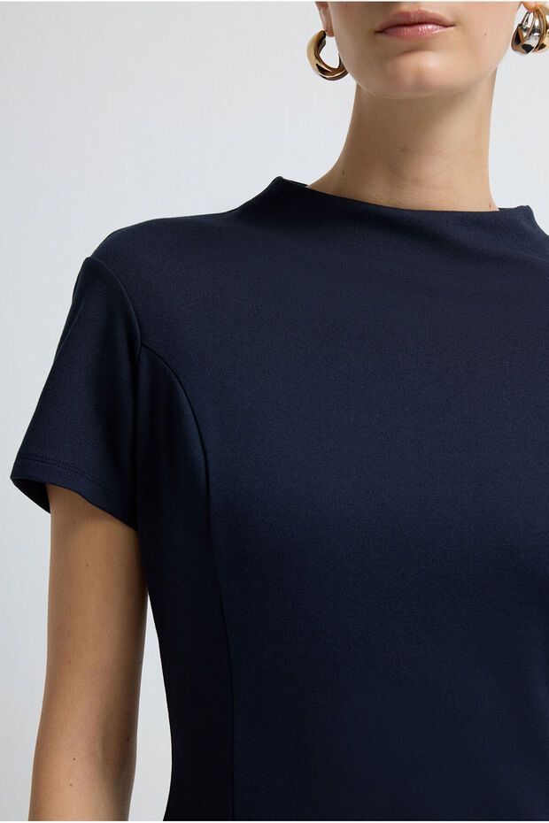 Kısa Kollu Elbise - 3