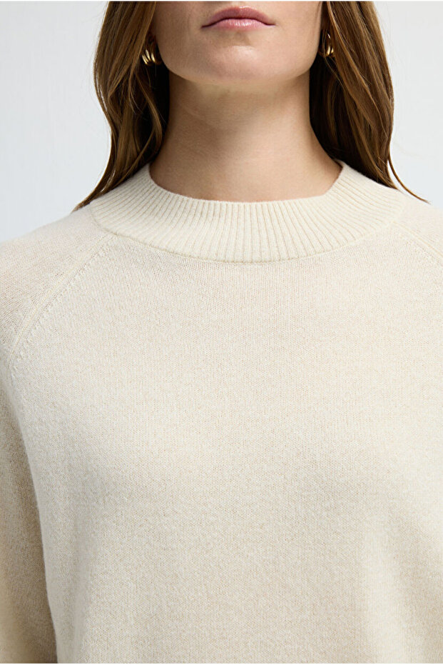 Sim Detaylı Kaşmir Triko Kazak - 2