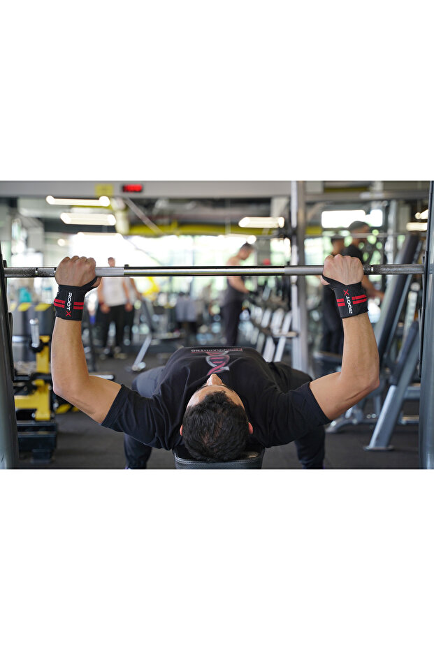 Wrist Wraps Black Red 2-Pack - 4