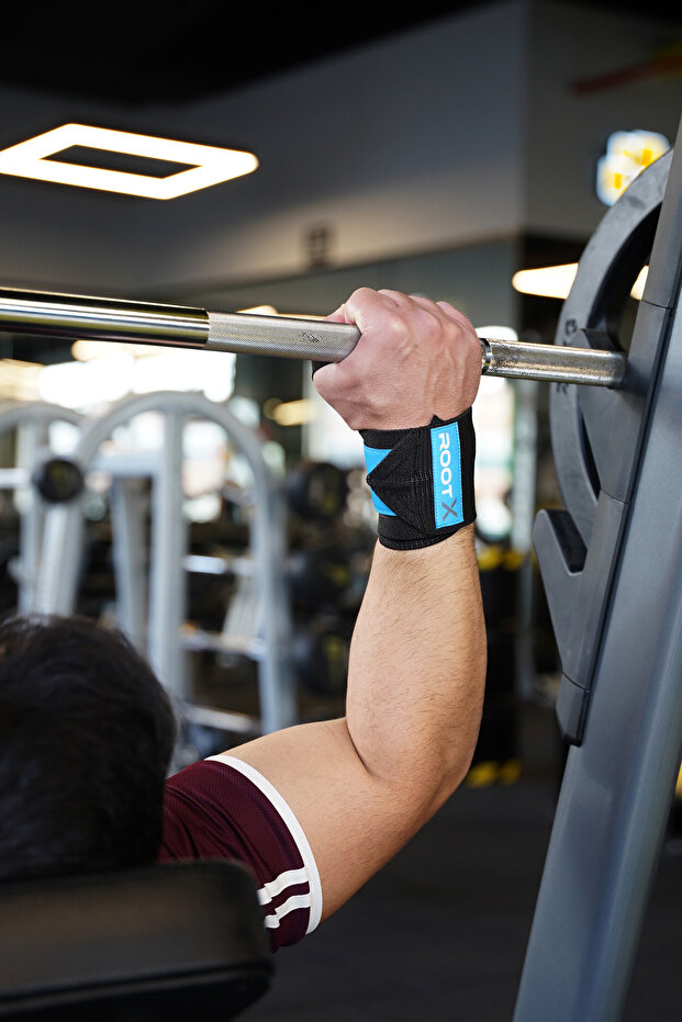 أربطة المعصم باللونين الأسود والأزرق، عبوة من قطعتين - 7