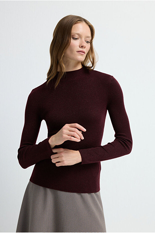 Simli Balıkçı Triko Kazak - 4