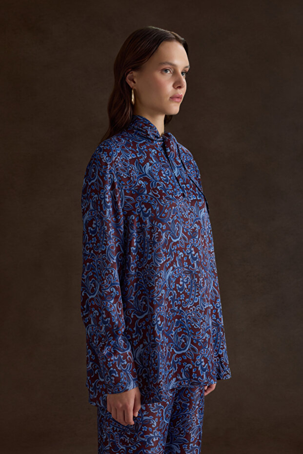 Desenli Viscon Bluz - 4