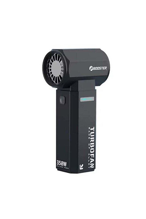 Mini Turbo Fan – 4-Speed, 350W Brushless, Type-C Rechargeable, 2000mAh