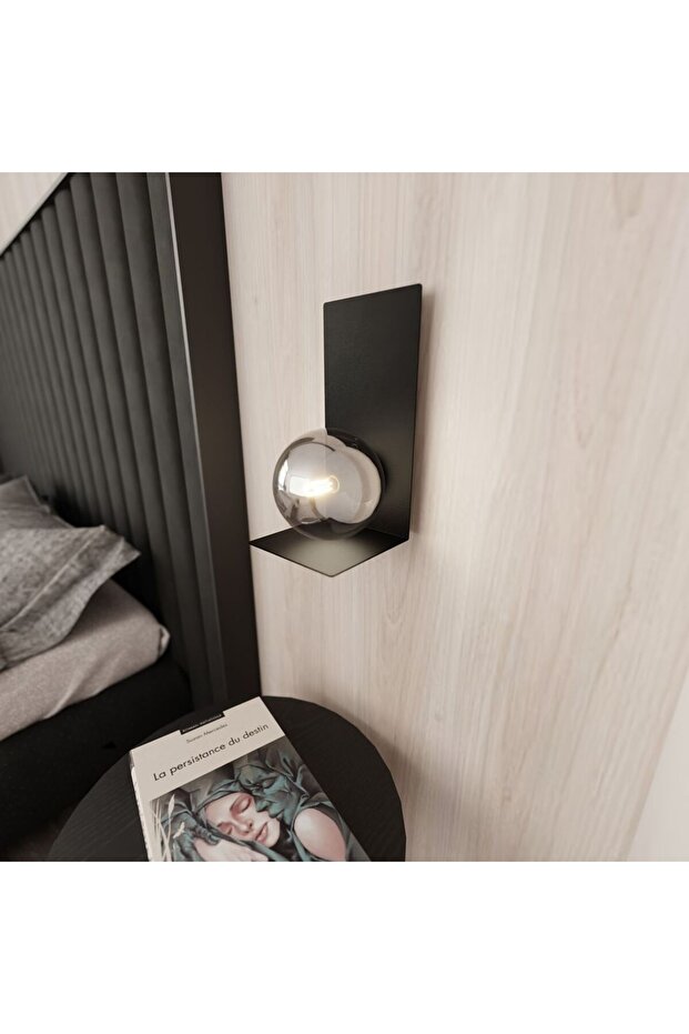 Απλίκα FORM E14 Μαύρο 1166_6, - 3