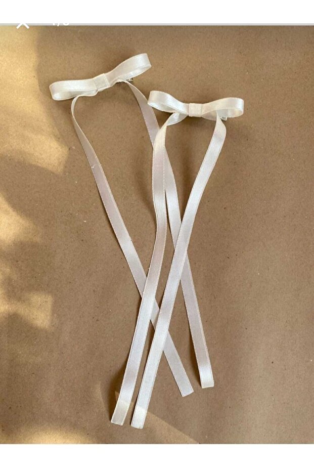 2-Piece Ribbon Satin Bow Buckle