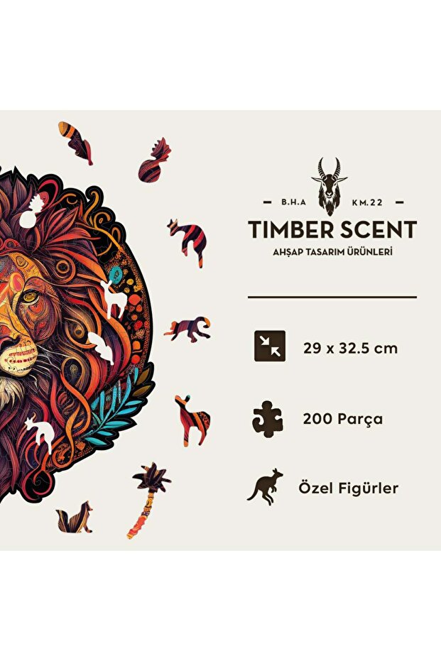 Aslan Ahşap Puzzle - 2