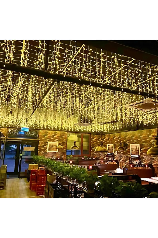 LED Fairy Waterfall String Lights (10 x 0.5 m) for Indoor Outdoor Decor