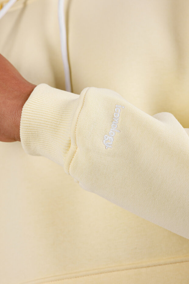 Basic Oversize Kapüşonlu Sweatshirt - 5