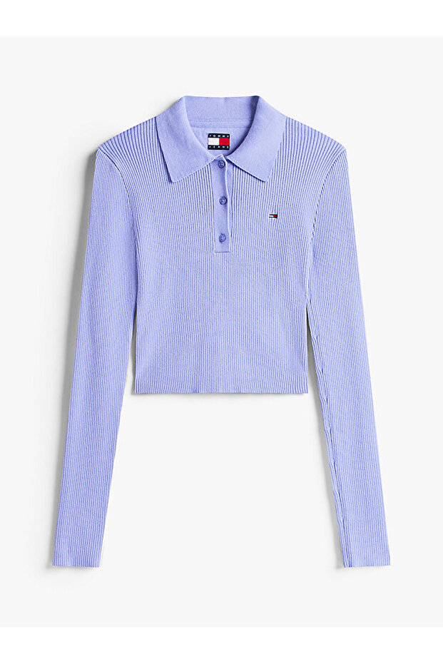 Kadın Mor Pullover Kazak - 5